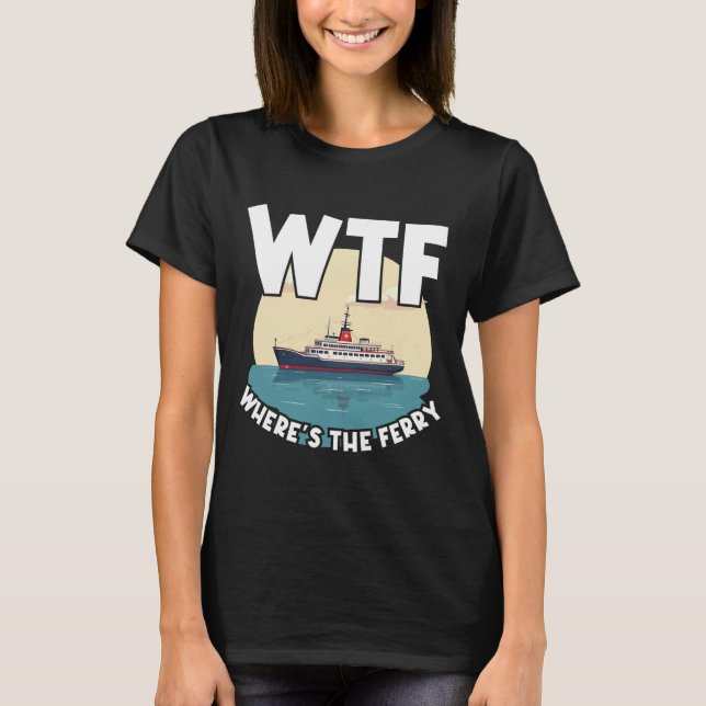Camiseta O que tá acontecendo Onde está a balsa Divertida I (Frente)