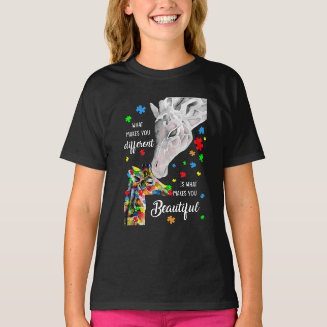 Camiseta O que te faz diferente é fazer você bonita (Frente)