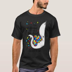 Camiseta O Que Te Faz Diferente Elefante Mãe Autismo Sabe