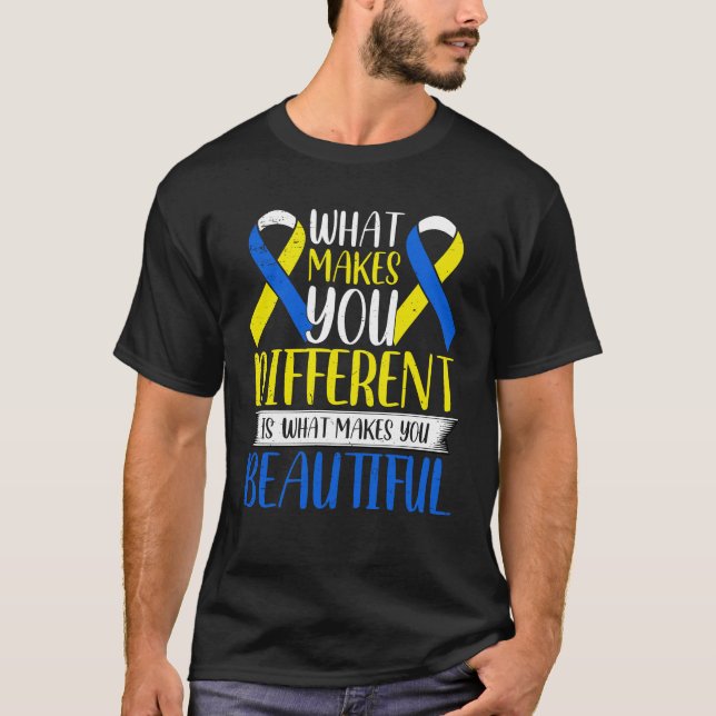 Camiseta O Que Te Torna Diferente, Conscientização sobre Sí (Frente)