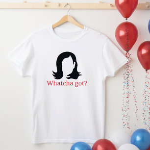 Camiseta O que trouxe a Kamala Harris 2024, Senhora Preside