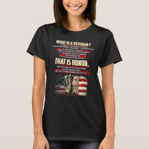 Camiseta O Que Veterano É Um Veterano Se O Serviço Ativo