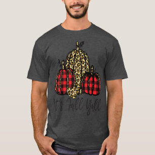 Camiseta O Queda do outono do Leopardo-da-leopardo caiu do