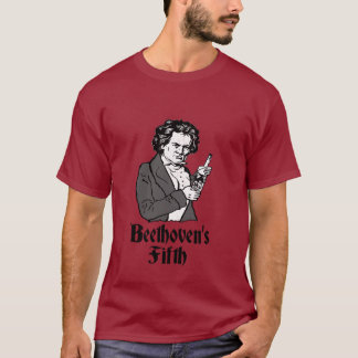 Camiseta O Quinto Engraçado de Beethoven