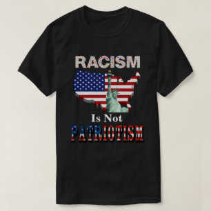 Camiseta O RACISMO Não É PATRIOTISMO