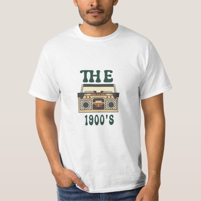 Camiseta O rádio dos anos 1900 (Frente)