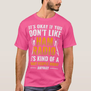 Camiseta O rádio Ham É Um Código Morse De Hobby Smart Pesso