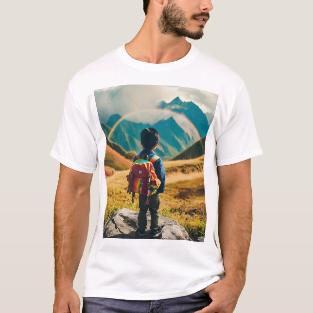 Camiseta O Rainbow Explorer (Frente)
