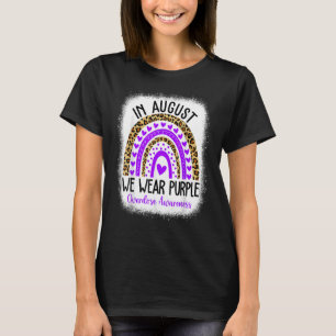 Camiseta O Rainbow Heart August Vestimos Sobredosagem Roxa