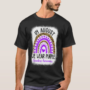 Camiseta O Rainbow Heart August Vestimos Sobredosagem Roxa