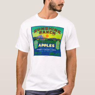 Camiseta O rancho Apple da luz do sol etiqueta - Wapato, WA