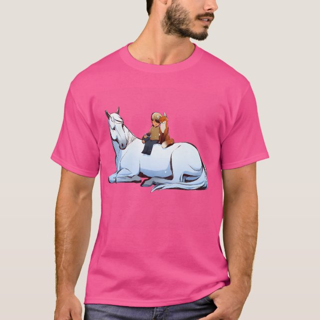 Camiseta O Rapaz, A Raposa E O Cavalo (Frente)