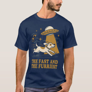 Camiseta O Rápido e o Mais Furtado - Cachorro OVNI