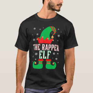 Camiseta O Rapper Elf Correspondente ao Grupo Familiar Nata