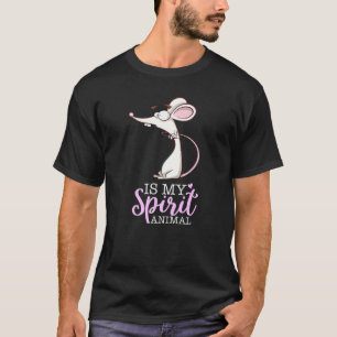 Camiseta O Rato É O Meu Animal Espírito, Eu Rato Os Ratos Q