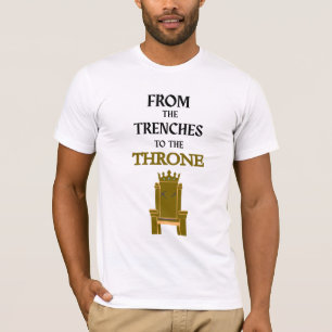 CAMISETA O REAL COROADO BRANCO DOURADO MASCULINO