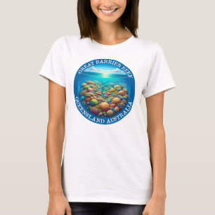 Camiseta O Recife da Barreira do Excelente, Queensland, Aus