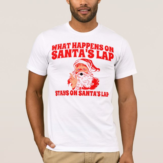 Camiseta O regaço do papai noel (Frente)