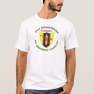 Camiseta ò Regimento de cavalaria blindada do esquadrão 4o