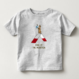 Camiseta O rei campeão da agilidade dos cães da montanha te