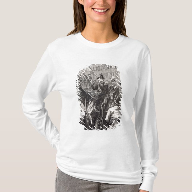Camiseta O rei de Prússia que endereça os berlineses (Frente)