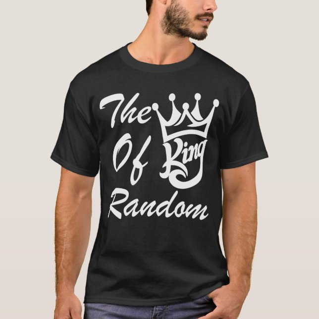 Camiseta O Rei do Jogo Aleatório Presente Divertido Para Ga (Frente)