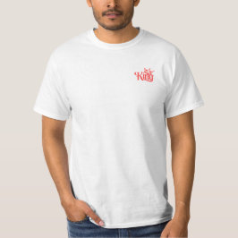 Camiseta O Rei do Presente Romântico de Cartas de Baralho