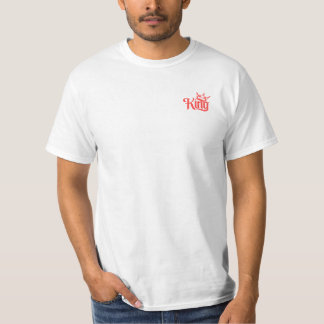 Camiseta O Rei do Presente Romântico de Cartas de Baralho