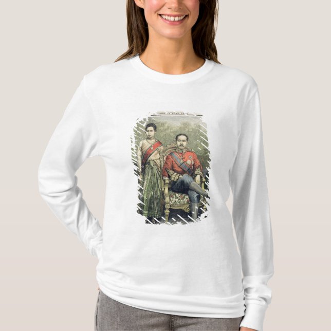 Camiseta O rei e a rainha de Sião (Frente)