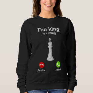 Camiseta O Rei Está Chamando Chess Checkmate Rainha Gambit