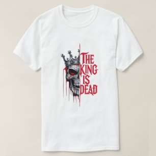 Camiseta O Rei Está Morto Caveira
