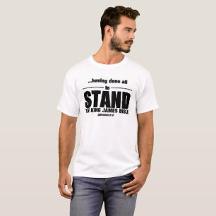 Camiseta O rei James Bíblia - para estar!