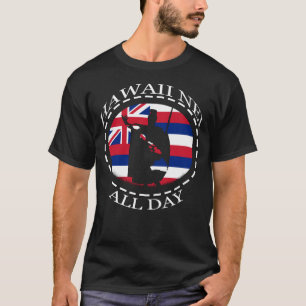 Camiseta O rei Kamehameha Havaiano Bandeira de Sun de