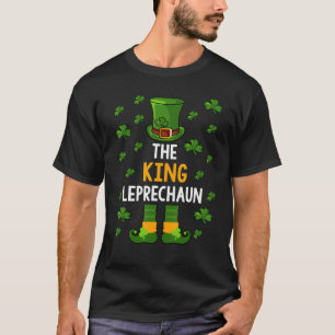 Camiseta O Rei Leprechaun Shamrock Santo irlandês Paddy S