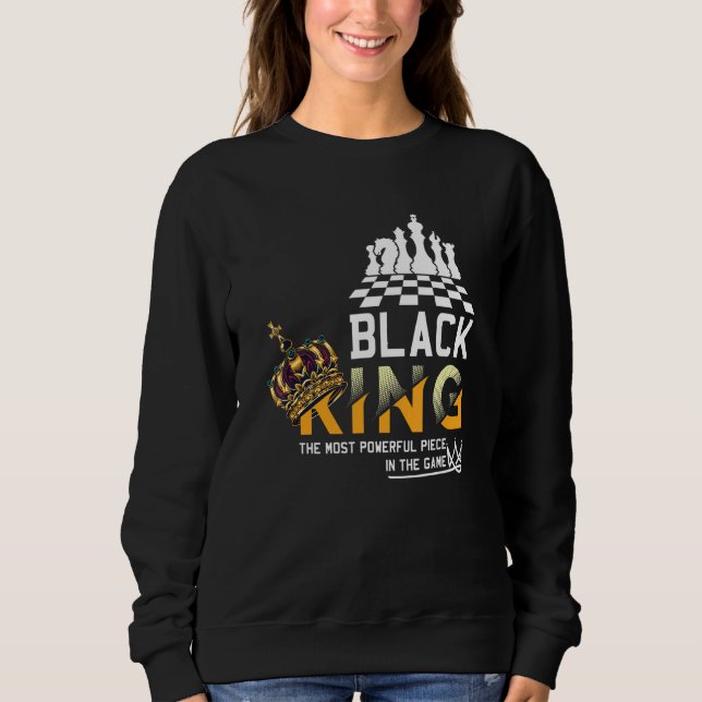 Camiseta O Rei Negro, A Peça Mais Poderosa Do Jogo (Frente)