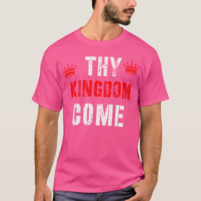 Camiseta O Reino Vem Religioso (Frente)