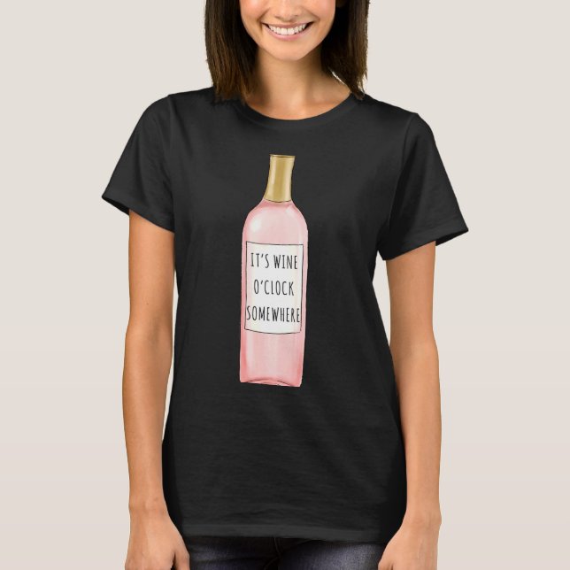 Camiseta O_Relógio De Vinho Em Algum Lugar 22 (Frente)