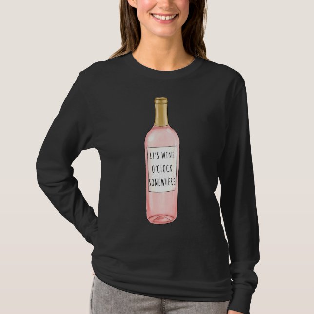 Camiseta O_Relógio De Vinho Em Algum Lugar 22 (Frente)