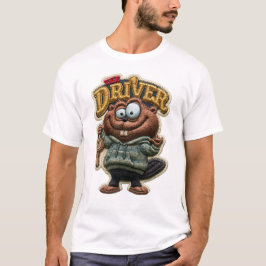Camiseta O Remendo Estilo Bordado de Esquilo Engraçado do M