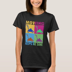 Camiseta O Remo me mantém limpo e colorido costurando Garde