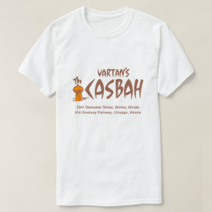 Camiseta O Restaurante Casbah do Vartan, Skokie-Chicago