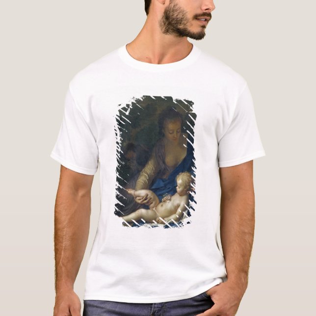 Camiseta O resto no vôo em Egipto, 1706 (Frente)