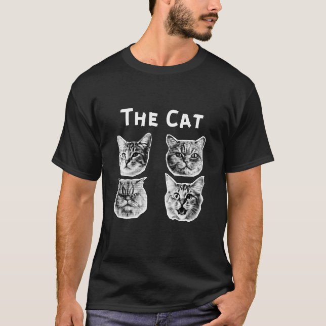 Camiseta O Retro Cat (Frente)