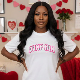 Camiseta O Retro Engraçado Despeja-O Divorciar-Se Rosa E Br