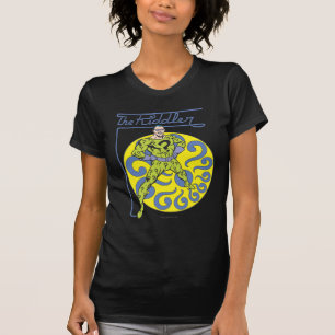 Camiseta O Riddler e o logotipo roxo