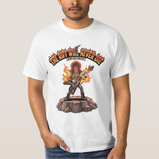 Camiseta O riff nunca vai morrer!