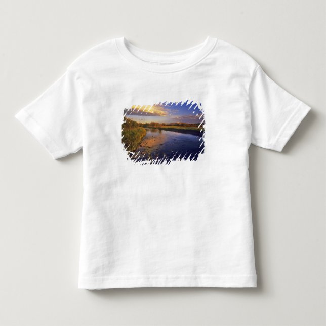 Camiseta O rio Big Hole ao último luz perto de Jackson (Frente)