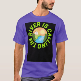 Camiseta O rio chama-se Verde Brilhante