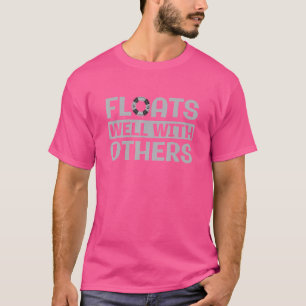 Camiseta O Rio Tubing Flutua Bem Com Outros