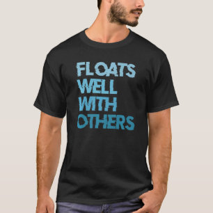Camiseta O Rio Tubing Flutua Bem Com Outros